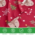 thumbnail image 4 of Gogreen 4PC Deep Pocket Cal King Sheet Set Fit 14", Breathable Microfiber Super Soft Cal King Size Sheet Set, Luxury Hotel Style Home Decor Cal King Bed Sheet Set, Gift for Women, Men - Christmas Elk, 4 of 9