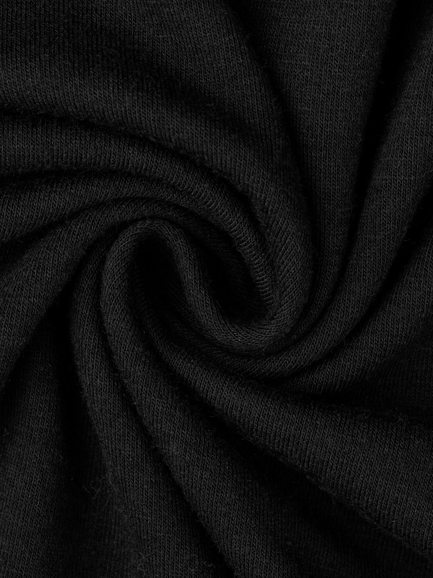 DARING DIVA Women's Plus Pleated Crew Neck 3/4 Sleeve Blouses 4X Black