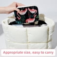 thumbnail image 6 of Flamingo Velvet Portable Storage Box with Removable Compartment - a Stylish Decorative Box, Bracelet Holder, and Jewelry Stand - Gift, 6 of 7