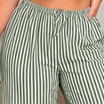 thumbnail image 5 of Bovxnpu Womens Pajamas Bottoms Sleep Pants Striped Bubbled Cotton High Waist Casual Wide Leg Long Pants Sleepwear, 5 of 5