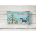 thumbnail image 2 of Carolines Treasures CK3800PW1216 Aussiedoodle 1 Christmas Tree Canvas Fabric Decorative Pillow, 12H x16W, multicolor, 2 of 4