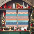 thumbnail image 2 of Bohemia Orange Teal Blue Kitchen Towels for Home Decor Microfiber Absorbent Dish Towels, Boho Geometric Stripes Soft Hand Towels for Bathroom Resuable Tea Towel Washable Fast Drying, 2 of 3