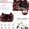 thumbnail image 6 of Sunyuer Crossbody Bags for Women Vegan Leather Top Handle Bag Trendy Handbags with Adjustable Strap, 6 of 7