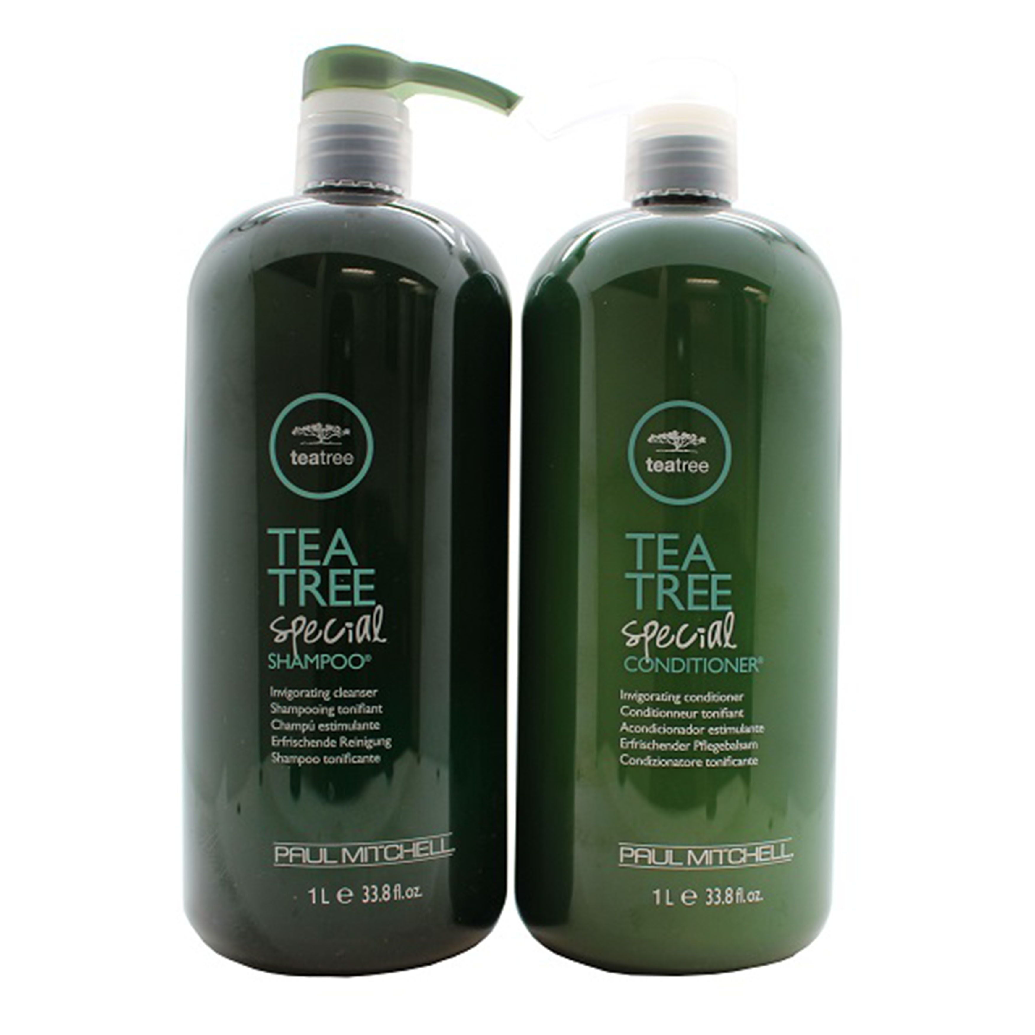 Paul Mitchell Tea Tree Special Shampoo &amp; Special Conditioner 1 Liter/33.8oz DUO - Walmart.com