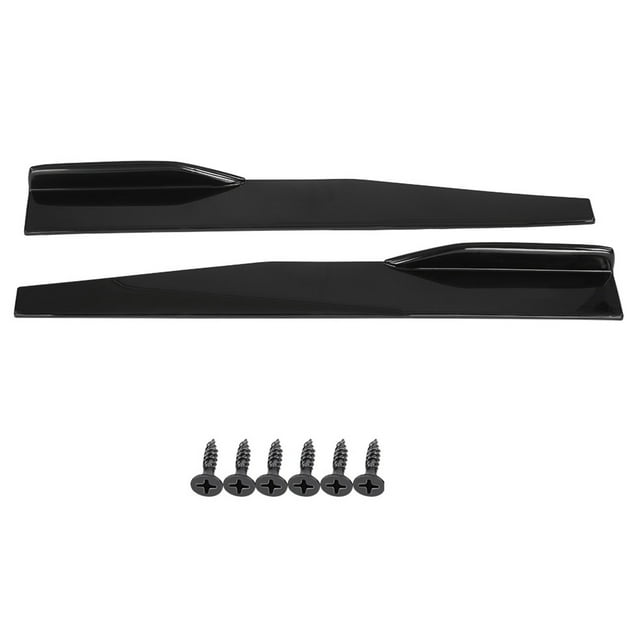 Side Skirt Cover Trim,Pair of Universal Car Winglet Wings Rocker Splitters Ultra Responsive