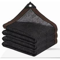 90% Shade Cloth,6.56*6.65ft Tear Resistant Sun Shade Net with Reinforced Grommet,Durable Garden Shade Tarp Cover for Greenhouse,Plant Cover, Chicken Coop,Patio and Pergola,Black
