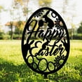 thumbnail image 1 of Decoraciones de Pascua, adornos de Pascua, regalos de Pascua, huevos de Pascua, conejito tridimensional, decoración para patio, jardín, exterior, espejo acrílico, adhesivo para plantar en el patio., 1 of 5