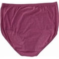 thumbnail image 6 of Fruit of the Loom Women's Eversoft Cotton Plus Size Brief Underwear, Tag Free & Breathable, 6-Pack, Size: 9 Plus-13 Plus, 6 of 6