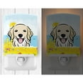 thumbnail image 2 of Carolines Treasures Golden Retriever Summer Beach Ceramic Night Light 6x4x3 multicolor, 2 of 2