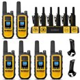 thumbnail image 1 of DeWalt DXFRS800 Talkies-Walkies Robustes avec Station de Recharge à 6 Ports (6 Radios) - Radios Bidirectionnelles Rechargeables 2 W à Longue Portée, Étanches, 1 of 5