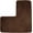 Brown, variant on L-Shaped Bath Mat Bathroom Floor Rug Water Absorbent Soft Bath Rugs Non Slip Corner Shower Mat Washable Carpet for Square Shower(Black)