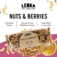 thumbnail image 5 of LENKA Handmade Craft Granola Bars | Nuts & Berries | Gluten Free High Fiber | Nutritious Snack Bar with Almonds, Cashews & Peanuts | 12 Pack, 5 of 6