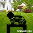thumbnail image 3 of Handmadetneonsign Coton De Tulear Dog Memorial Stake, Dog Metal Stakes, Dog Grave Garden Yard Stake 040271, 3 of 5