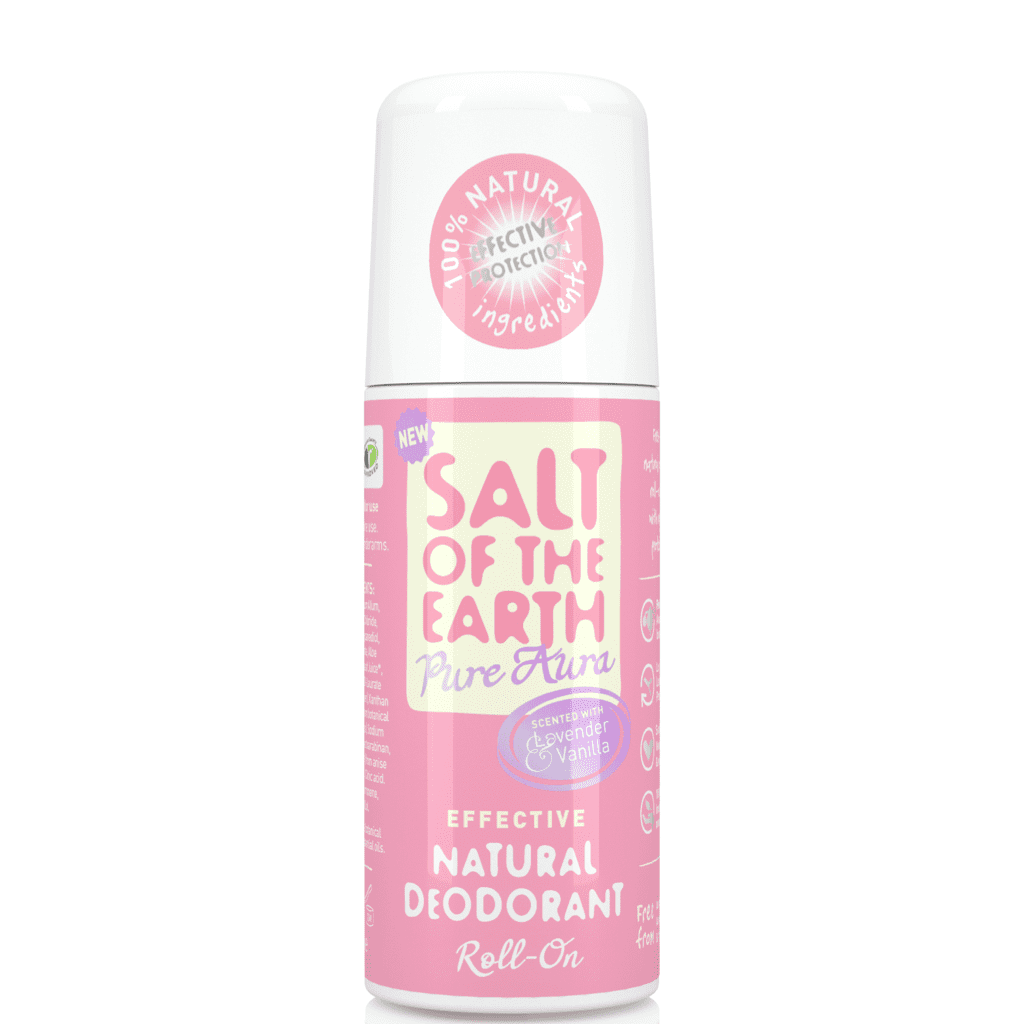 Salt of The Earth Lavender Vanilla Roll-on Deodorant 75ml (Pack of 3)
