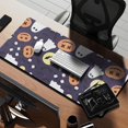 thumbnail image 2 of Long Mouse Pads for Desk,Halloween Ghost & Pumpkin Pattern Desk Mats on Top Of Desks, Desk Mouse Pad Extra Large with 3mm Non-Slip Base and Stitched Edge for Gaming,Office,Work,Home 35.4"x15.7", 2 of 6