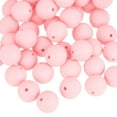 thumbnail image 1 of Uxcell 50 Paquete 15mm Perlas de Silicona, Perla de Goma Suelta Redonda para DIY Rosa Claro, 1 of 7