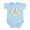 Sky Blue, variant on CafePress - Home Is Where Your Mom Is Infant Bodysuit - Baby Light Bodysuit, Size Newborn - 24 Months