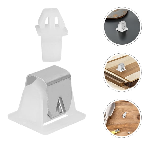 HIAKDOFT 15Pcs Washer Machine Door Latch Replacement For Home Appliances Secure Closure White Plastic