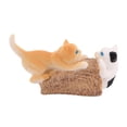 thumbnail image 2 of DIY Modelos de animales, Colección Decoración en miniatura Simulación Aprendizaje de juguetes Modelo Muñeca Estatua de juguete para niños Niñ - Gato Gato jugando, 2 of 8