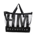 thumbnail image 3 of Bolsa de viaje, bolsa deportiva para gimnasio, bolsa para ropa, bolsa de compras, bolsa de yoga de moda, bolsa de hombro Negro, 3 of 9