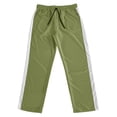 thumbnail image 4 of BXSRUTA Men's Elastic Waist Drawstring Straight Leg Casual Pants with Pockets Comfort Breathive Lounge Bottoms Size M-3XL, 4 of 7