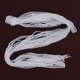 thumbnail image 5 of WEUVEB Decorative White Lace Fabric Cotton Applique with Flower Border for Wedding Dress, 5 of 7