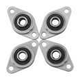 thumbnail image 3 of 4Pcs Kfl08 Pillow Block Bearing 8Mm Bore Diameter Zinc Alloy Rhombic Flange Bearing For Cnc, 3 of 5