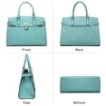 thumbnail image 3 of MKP Female Satchel Handbags Shoulder Tote Top Handle Bags with Matching Wristlet Wallet, 3 of 7