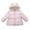 Pink solid, variant on BULLPIANO Toddler Girls Winter Warm Coat Hooded Thick Jacket Kids Snowsuit Puffer Outerwear 1-6Y
