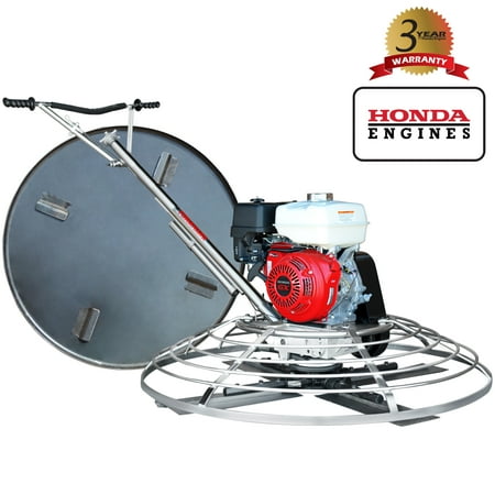 

46 Concrete Power Trowel 8.5HP Honda Combo Blades and Float Pan Cement Finishing Tool