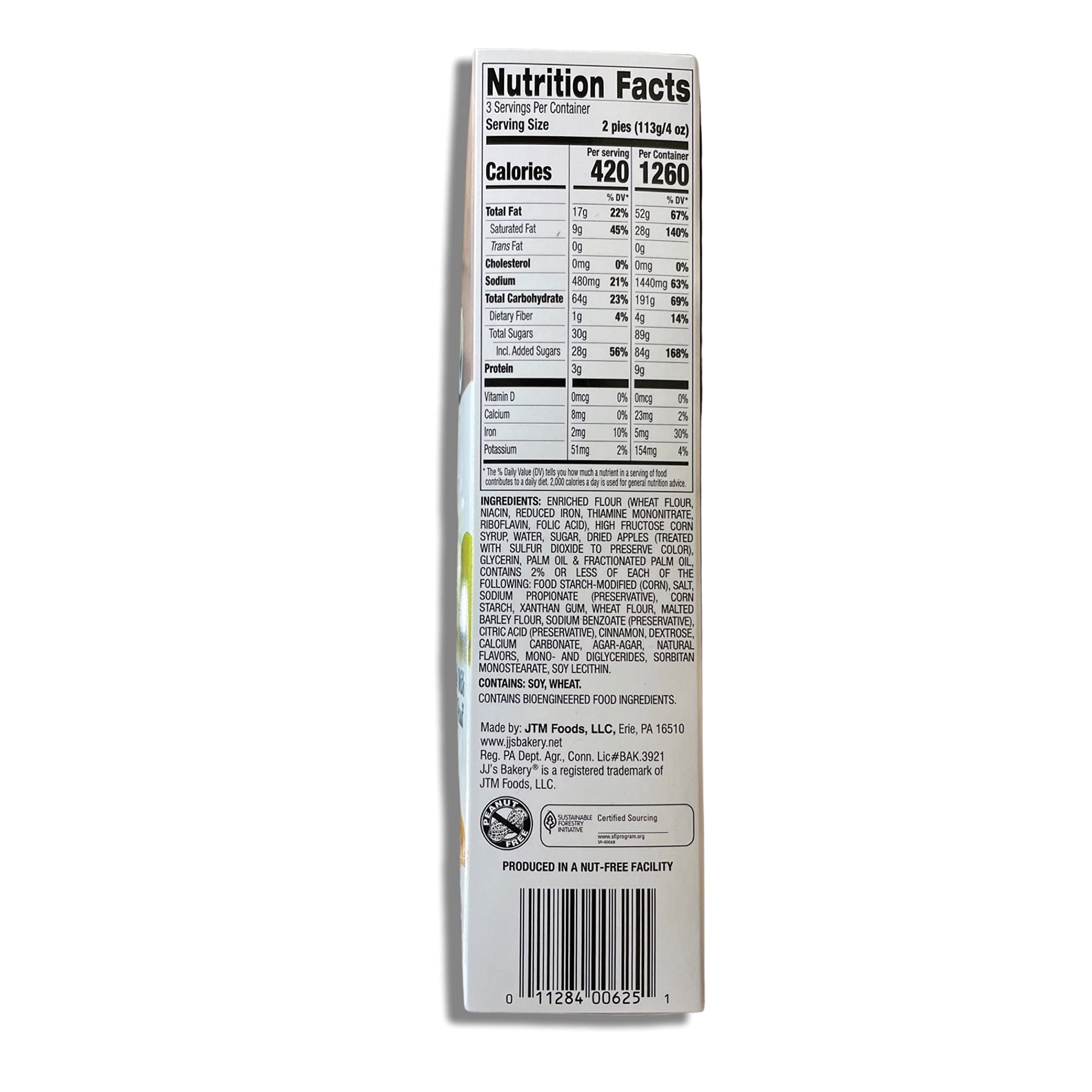 Mini Cherry Fruit Pies Value Pack |  6 Count Box | Pack Of 4 (24 Total Pies)