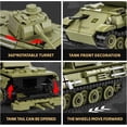 thumbnail image 4 of Panther Tank Building Set, Compatible with Lego Military Tank, WW2 Army Toys Historical Collection Model for Military Fans, Gifts for Teens Kids Boys 14+ (638PCS), 4 of 6