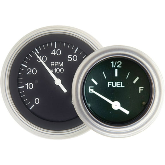 Sierra  82288P; Heavy Duty Electric Tachometer 6000 Std Polish-Gauge