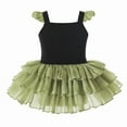 thumbnail image 2 of Bellafa Christmas Baby Princess Tutu Fancy Dress Infant Girl Tulle Romper Onesie Birthday Party Dresses with Headband 6-24M, 2 of 10