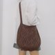 thumbnail image 3 of Bolsa Bolsos de hombro de punto para mujer Bolso de compras tejido de gran capacidad (café) Tmvgtek Para estrenar, 3 of 6