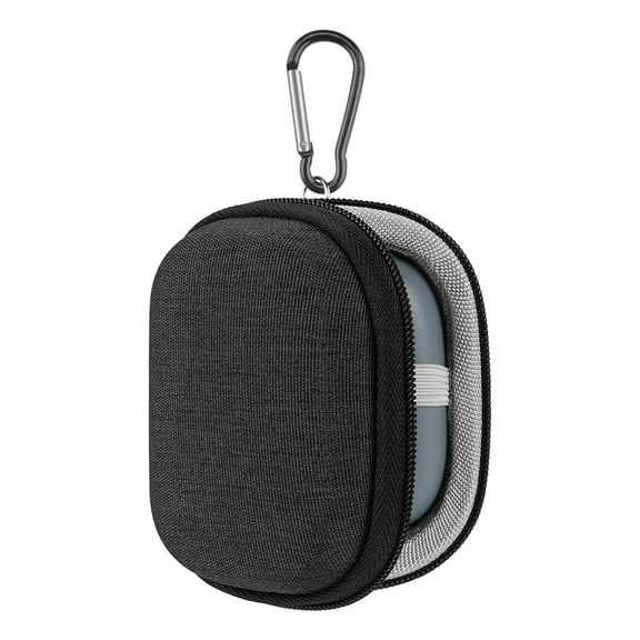 Geekria Shield Earbuds Case Compatible with JBL Vibe Beam 2/Buds 2, Tune 130NC/230NC/Flex Live Pro2 TWS Replacement Hard Shell Travel Carrying Bag with Carabiner Clip