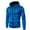 Blue, variant on Mens Coats Men's Jackets for Fall Hooded Long Sleeved Zipper Pocket Outerwear Solid Color Casual Jacket Loose Fit Work Tops Khaki