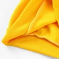 thumbnail image 5 of Long Sleeve Sweaters For Women Loose Fit Fleece Oversized Sweatshirts Drawstring Crew Neck Cozy Winter Daily Shirt with Pockets Yellow 3XL, 5 of 6