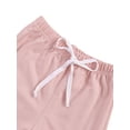 thumbnail image 3 of Children's Two Piece Set Kid's Solid Color Crew Neck Long Sleeve Pullover Toddler's Elastic Lace Up Trousers, 3 of 4