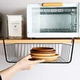 thumbnail image 3 of TRIANU Black Wire Under Cabinet Baskets - 4 Pack- Measures 10.82*9.84*5.11 inch, 3 of 8