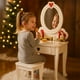 thumbnail image 1 of Tocador de Dormitorio con Espejo para Niños Set de Juguete Infantil De Madera, 1 of 9