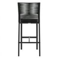 thumbnail image 2 of Source Furniture Avalon Aluminum Frame Patio Bar Side Stool in Black Rope, 2 of 2