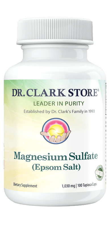 MAGNESIUM SULFATE (EPSOM SALT); VEGETARIAN, 1030 MG 100 TAPIOCA CAPS