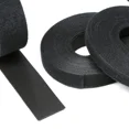 thumbnail image 5 of Attaches de Câble Noires Réutilisables Ensemble Boucle Auto-Adhésive Sangle en Nylon Organisateur Clip Support de Fil Bande de Fixation Largeur 15mm 2 Rouleaux, 5 of 5