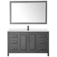 thumbnail image 2 of Wyndham Collection Wcv252560s-Qtz-Unsm58 Daria 60" Free Standing Single Basin Vanity Set -, 2 of 7