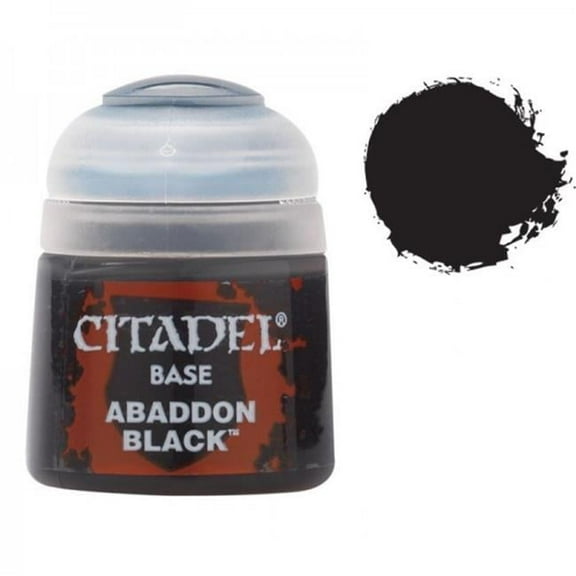 Games Workshop Citadel Base Paint Abaddon Black 12Ml