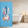 thumbnail image 3 of Erosebridal Goose Shower Curtain 72Wx84L for Girls, Tropical Surf Waterproof Bathroom Shower Curtain, 3 of 5