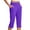 27# Purple, variant on YDDIAN High Waisted Capri Pants for Women Stretch Summer Cropped Office Work Pants Casual Athletic Capris Yoga Leggings with Pockets Beige M