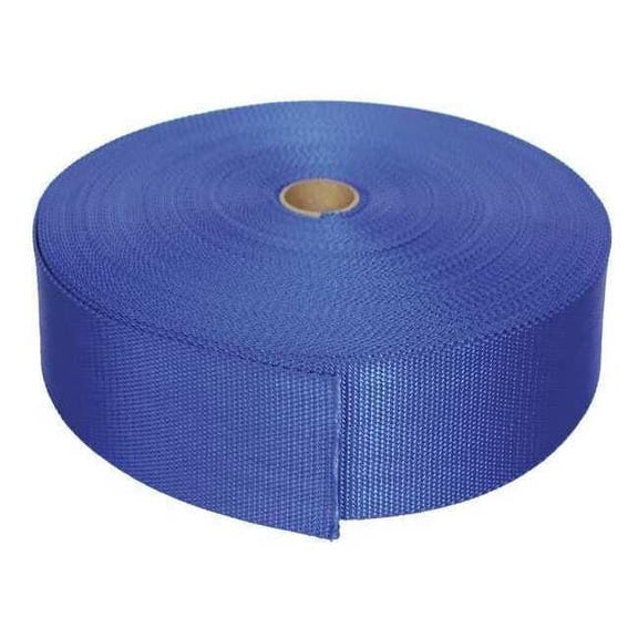 Bulk-Strap Webbing,Nylon,2" W,Blue N02150BL