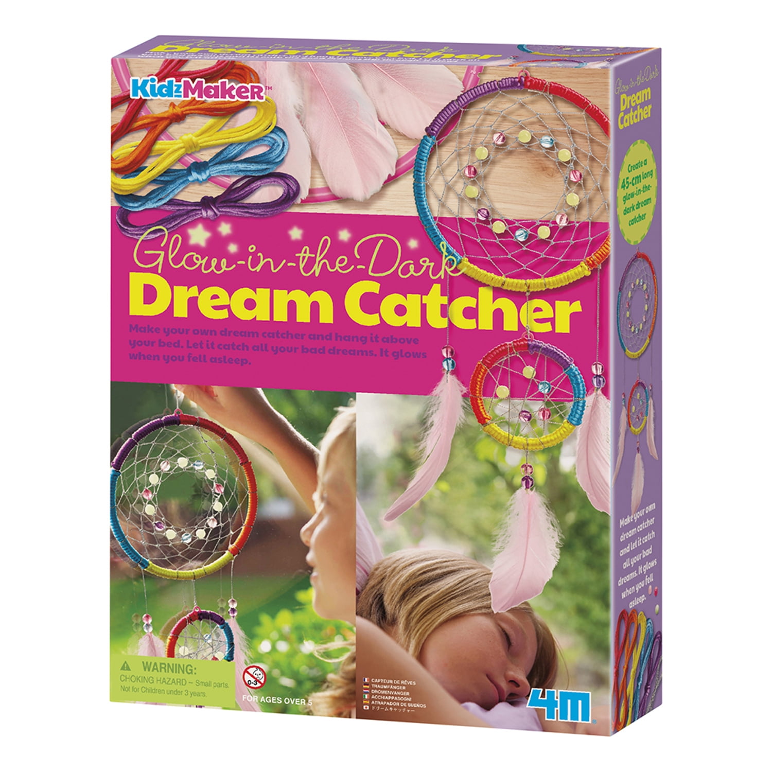 4M KidzMaker Glow-in-the-Dark Dream Catcher